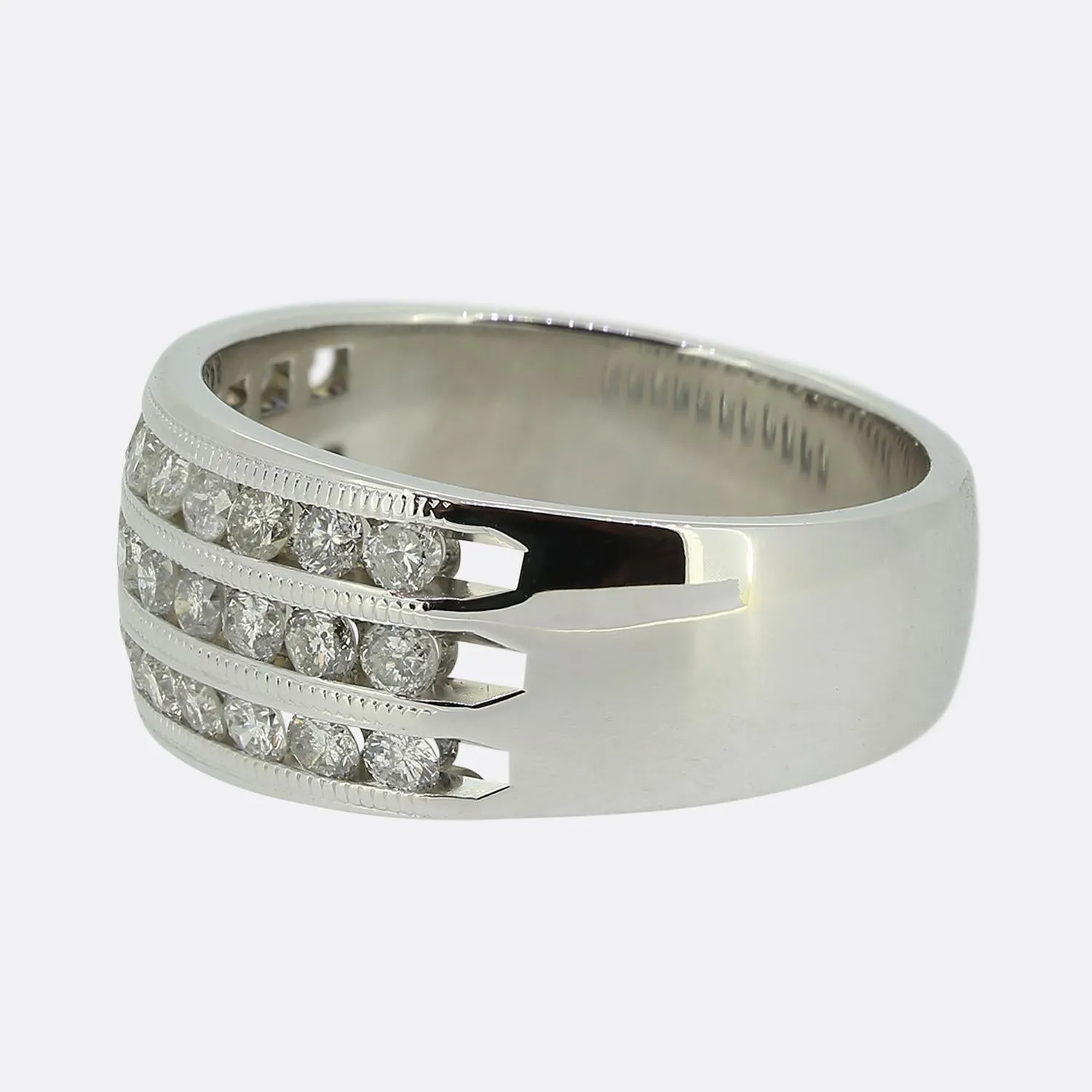1.00 Carat Triple Layered Diamond Ring