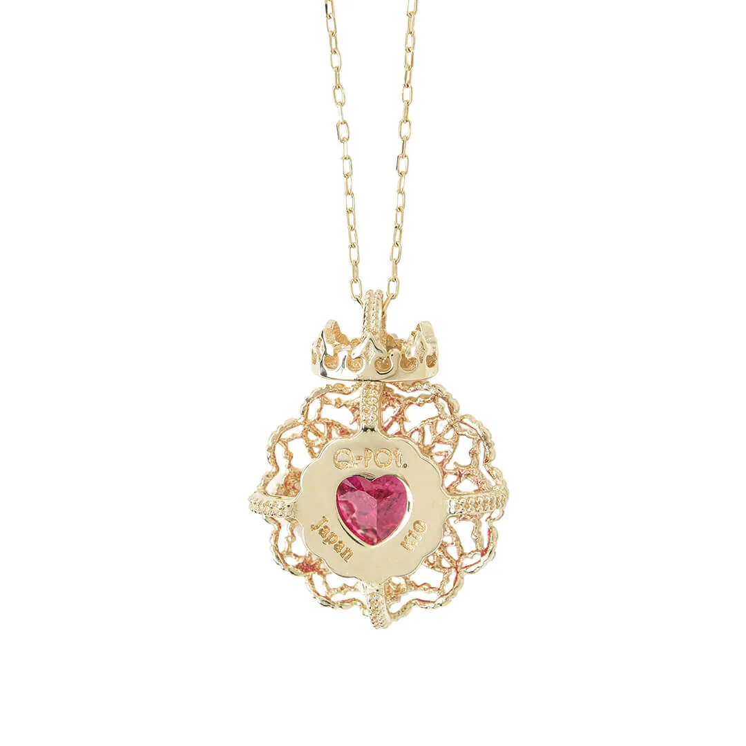 【10K Yellow Gold】Galette des Rois Necklace【Japan Jewelry】