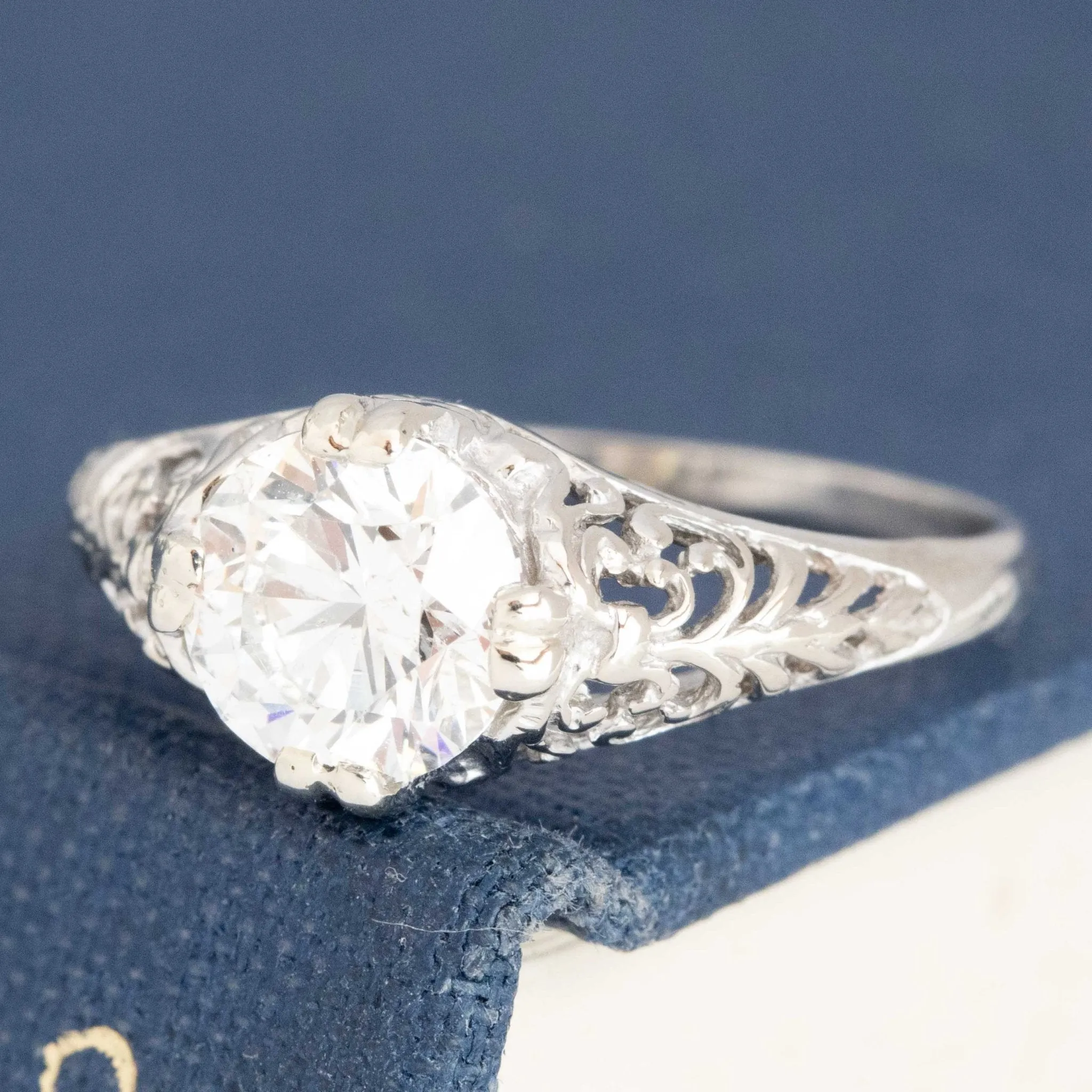 1.12ct Round Brilliant Cut Diamond Solitaire
