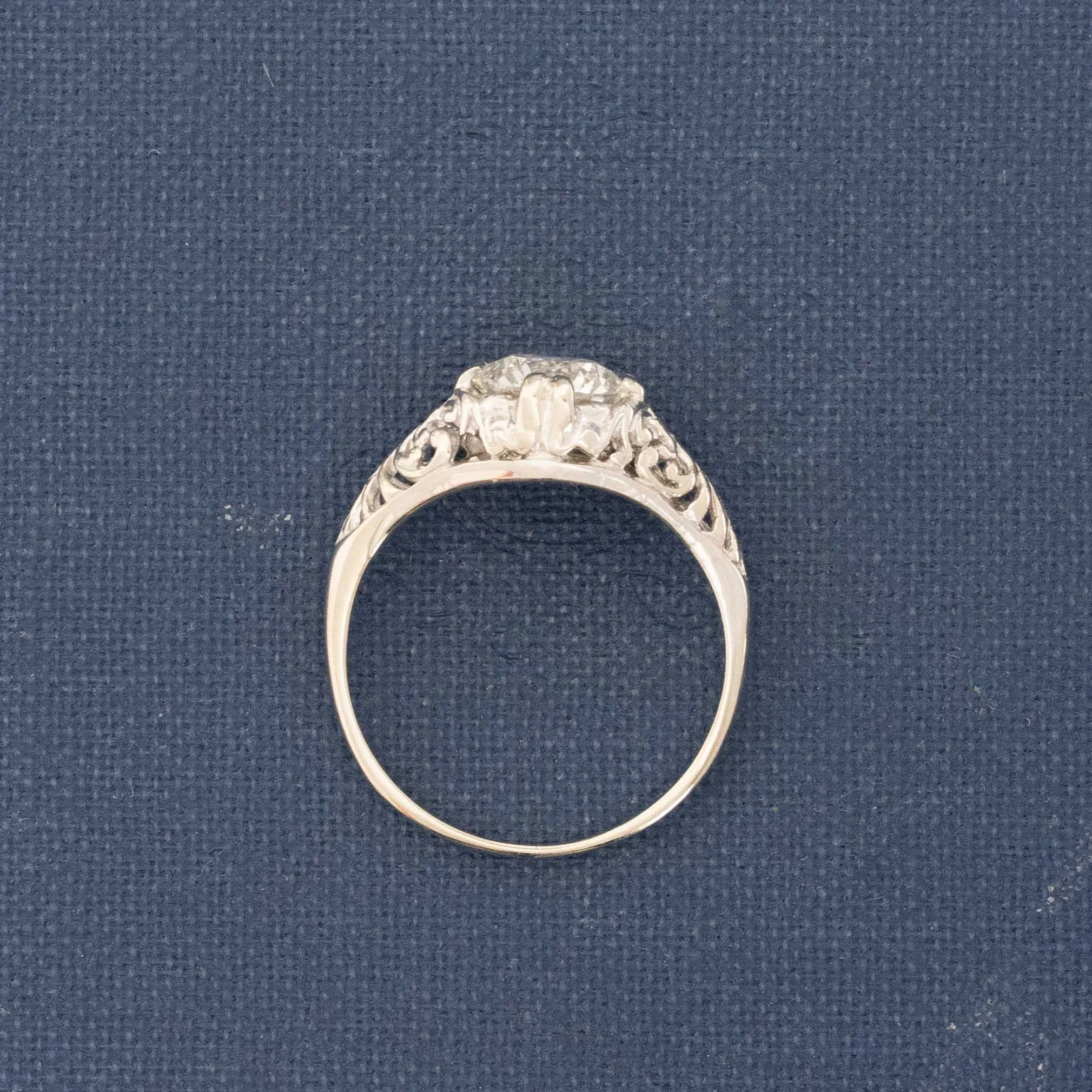 1.12ct Round Brilliant Cut Diamond Solitaire