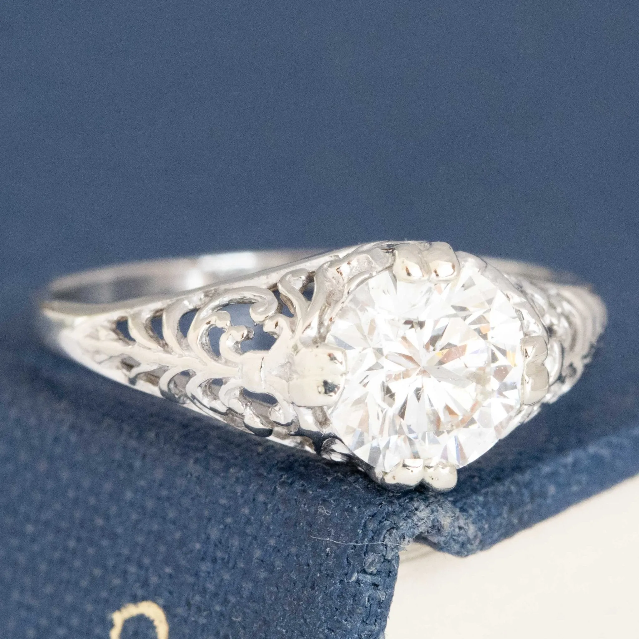 1.12ct Round Brilliant Cut Diamond Solitaire
