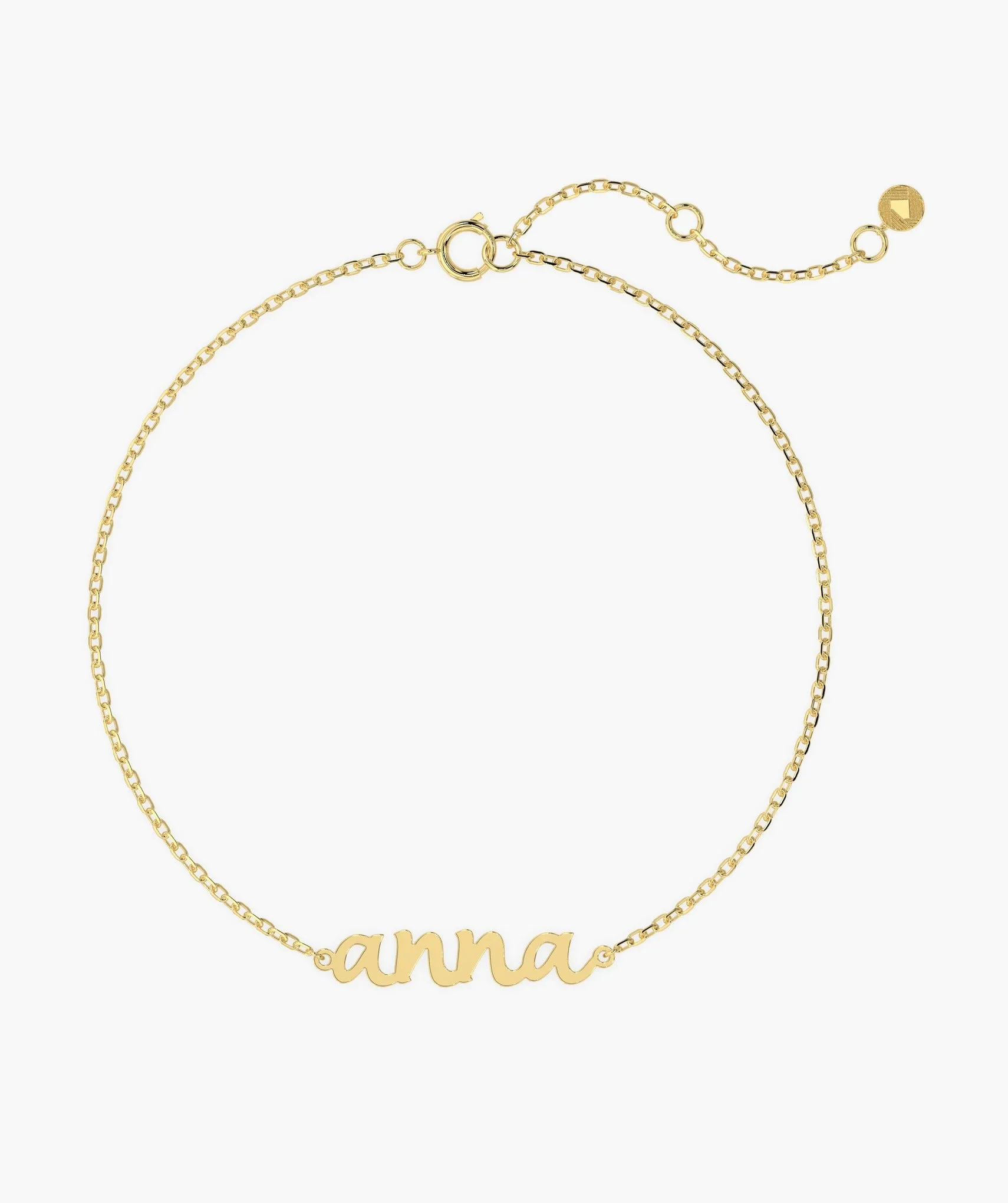 14K Gold Personalized Bracelet