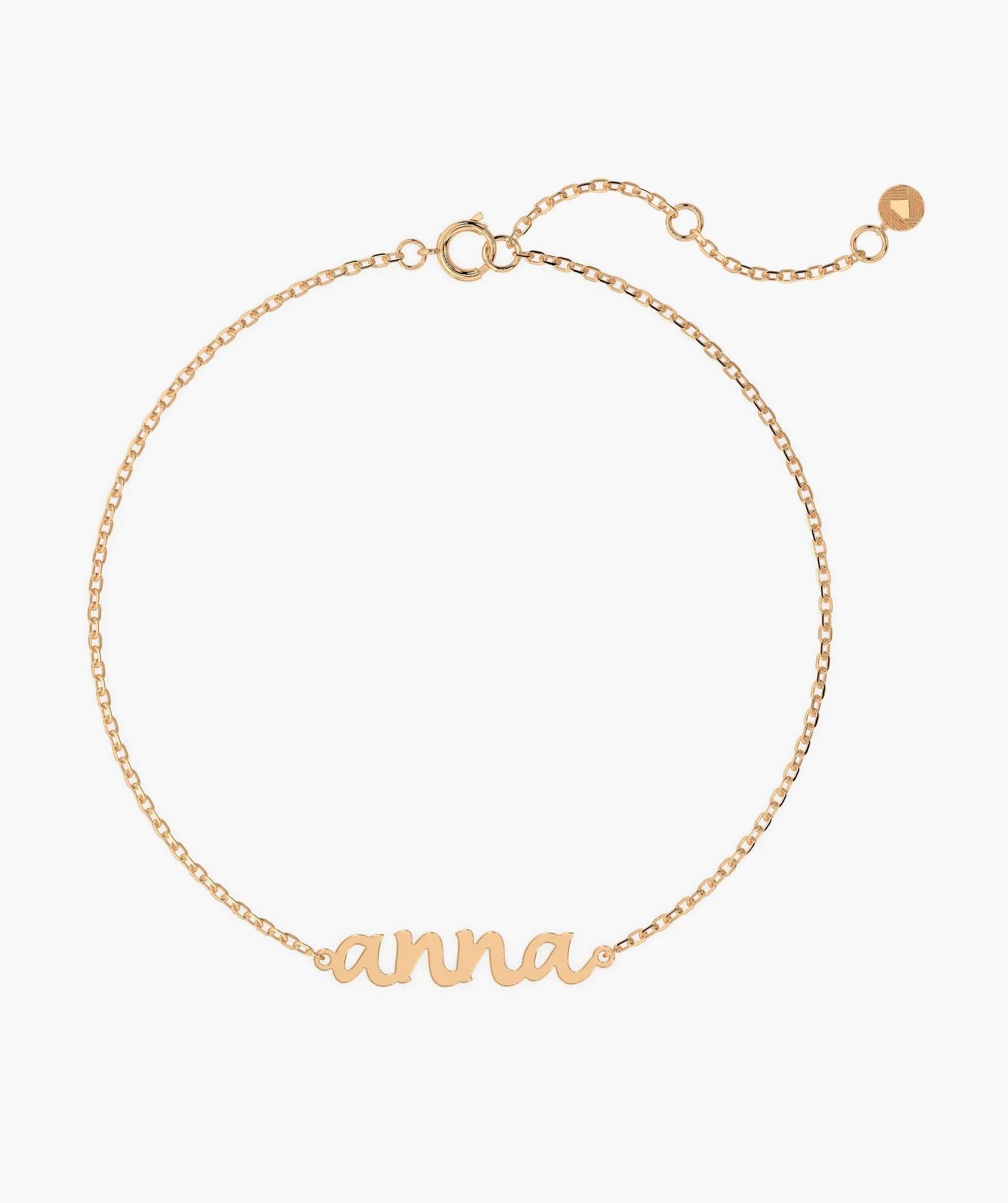 14K Gold Personalized Bracelet