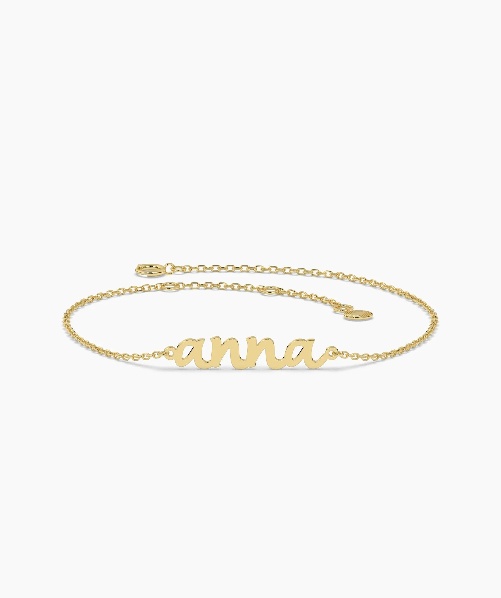 14K Gold Personalized Bracelet