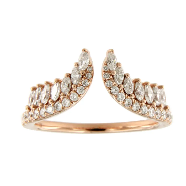 14k Rose Gold Diamond Ring