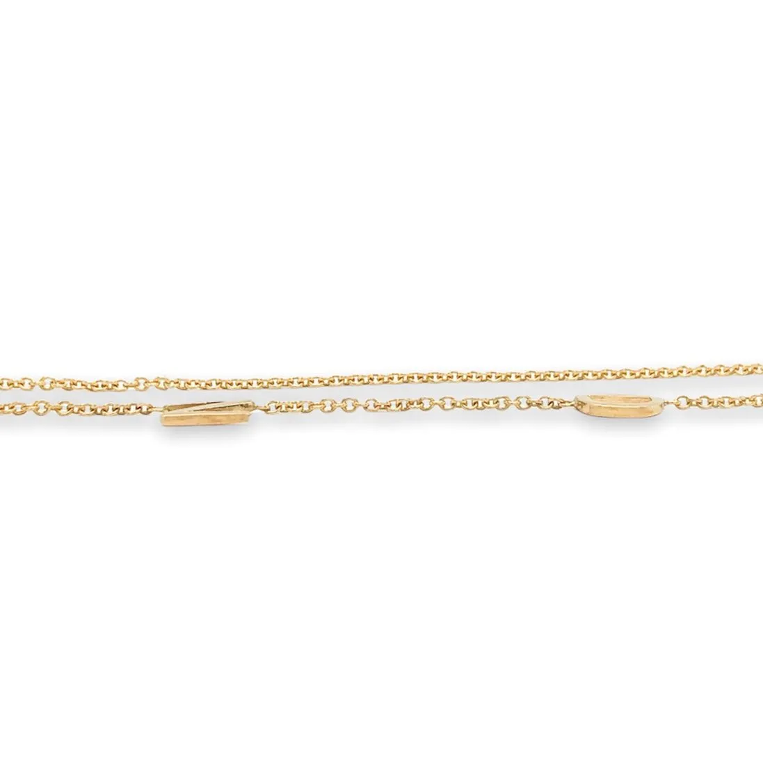 14K Y Gold “ND” Necklace
