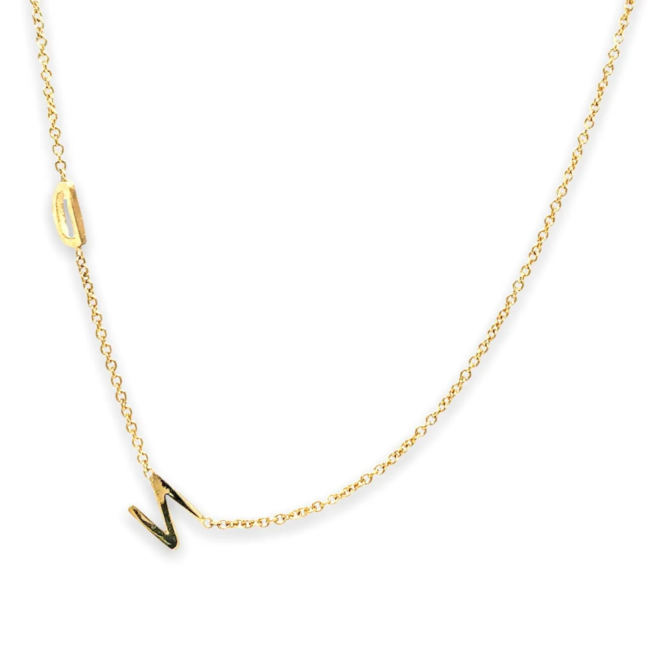 14K Y Gold “ND” Necklace