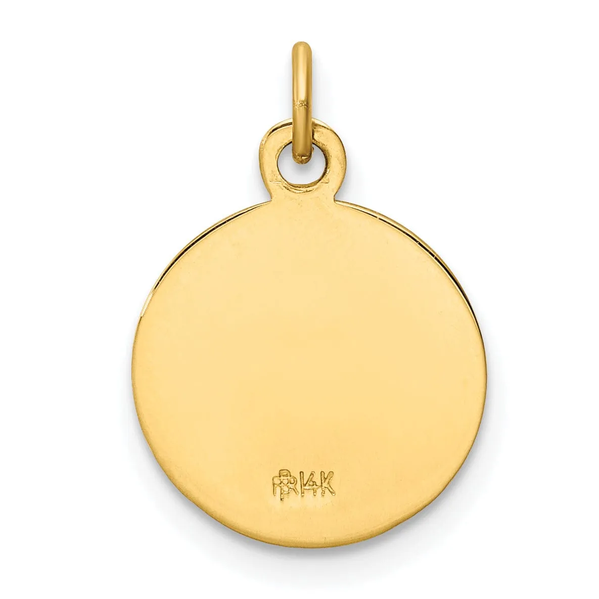 14k Yellow Gold Our Lady of Mt. Carmel Medal