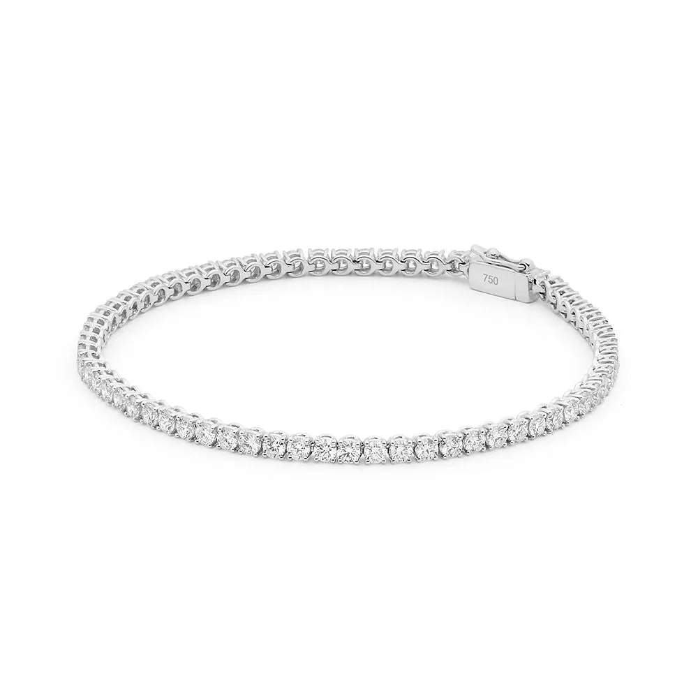 2.00ct Claw Set Diamond Tennis Bracelet