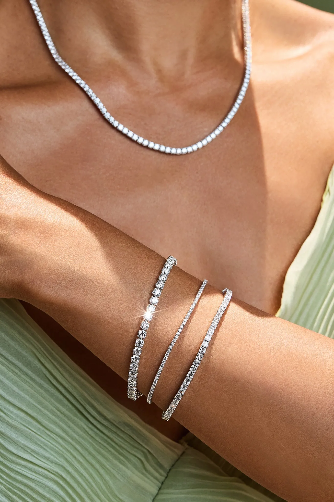 2.00ct Claw Set Diamond Tennis Bracelet