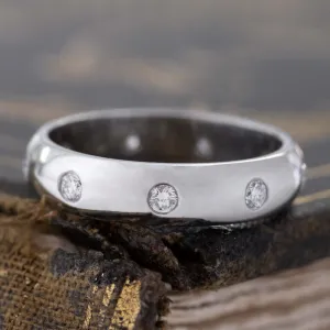 .25ctw Vintage Diamond Scatter Band