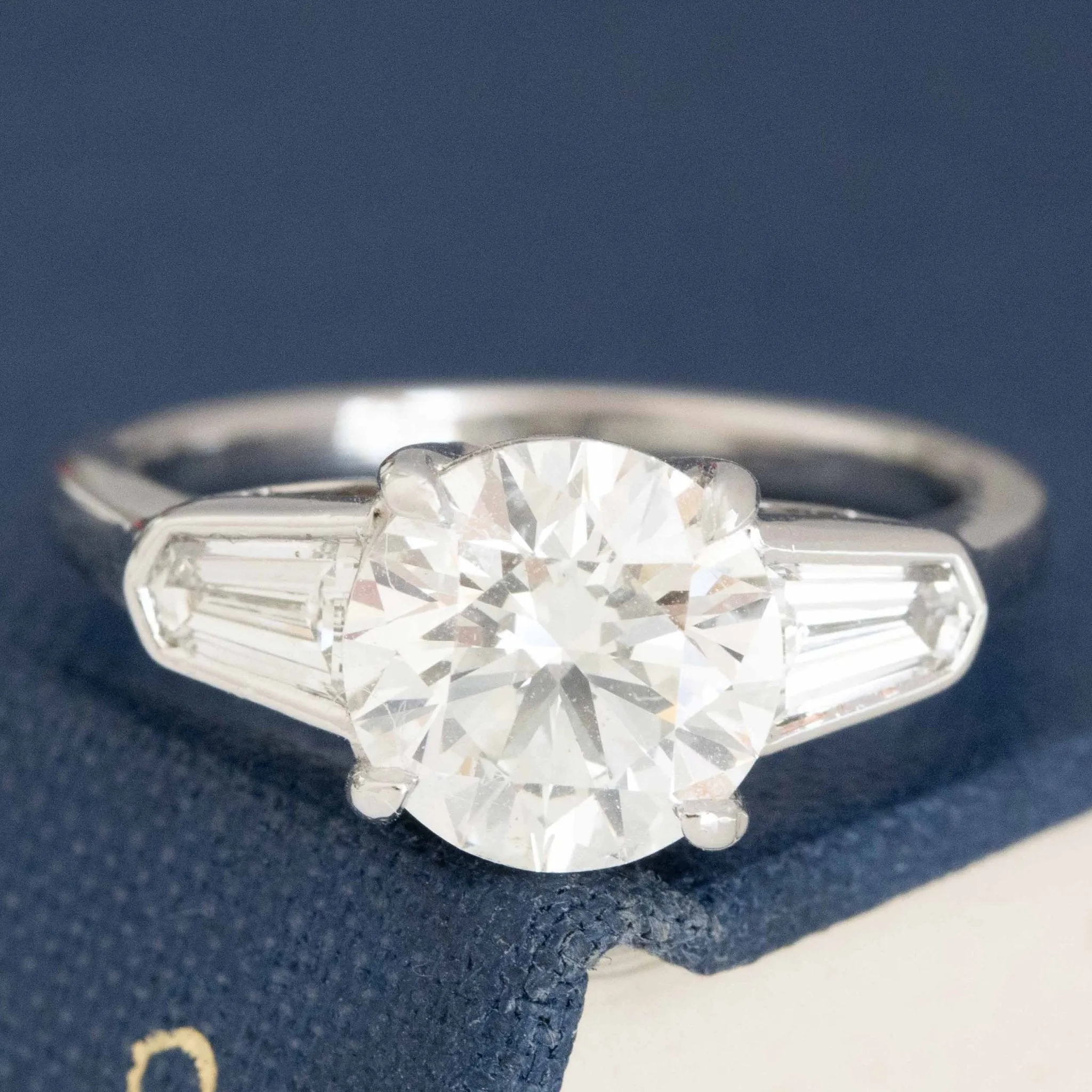 2.68ctw Round Brilliant Cut Diamond Ring, GIA EX EX EX