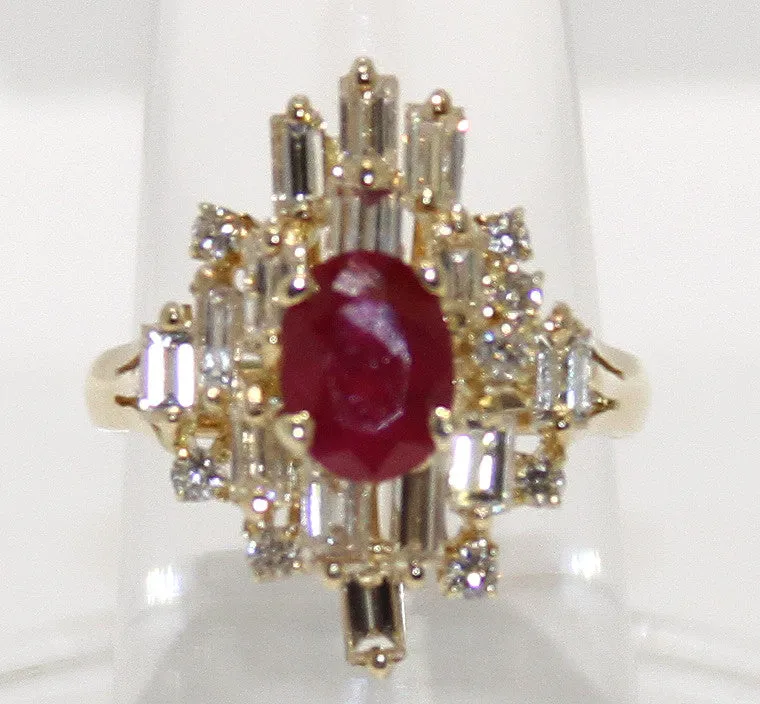 2.72ct Ruby & Diamond Ring