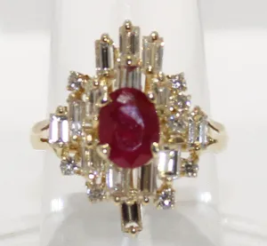 2.72ct Ruby & Diamond Ring