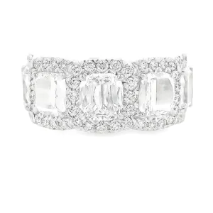 4.26ct 18k White Gold Diamond Band