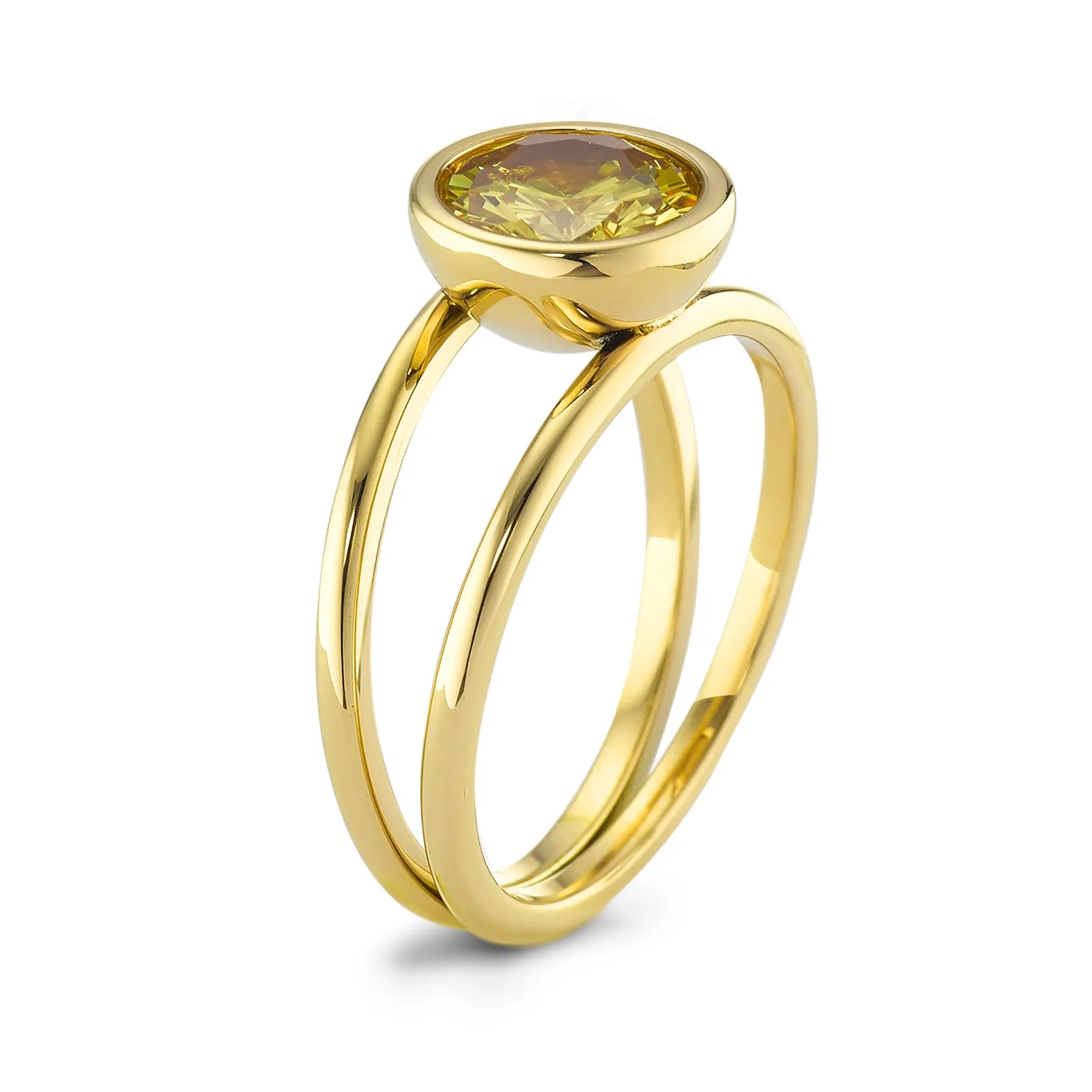 594059 TeNo Joy Ring, Imperial in Yellow Gold 9.5mm