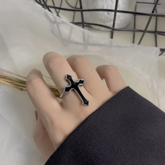 7pcs Fashion Punk joint Ring Set Geometric Twist Minimalist Jewelry Metal circular Golden Ring for Women. Street Dance Accessory.