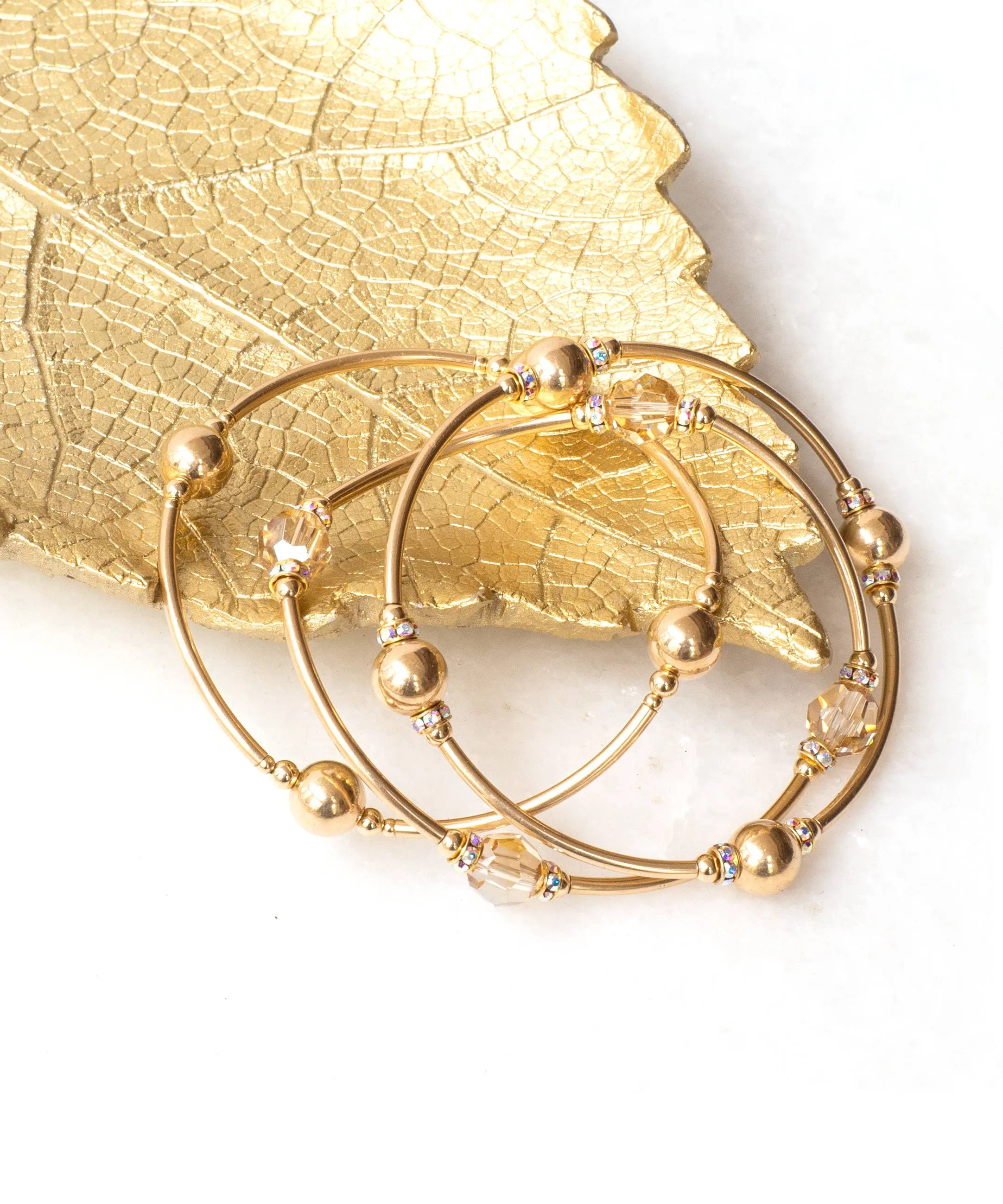 8mm Gold-Filled Blessing Bracelet: L