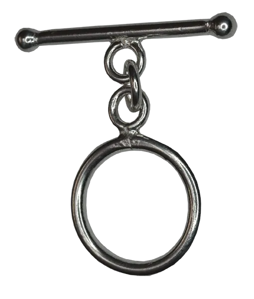 92.5 Sterling Silver 10mm Toggle Clasp