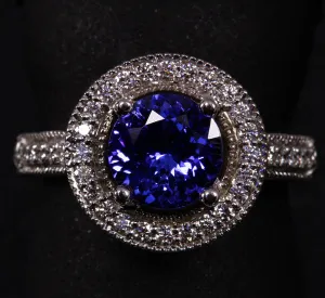 AAA Tanzanite Ring 1.67 Carat