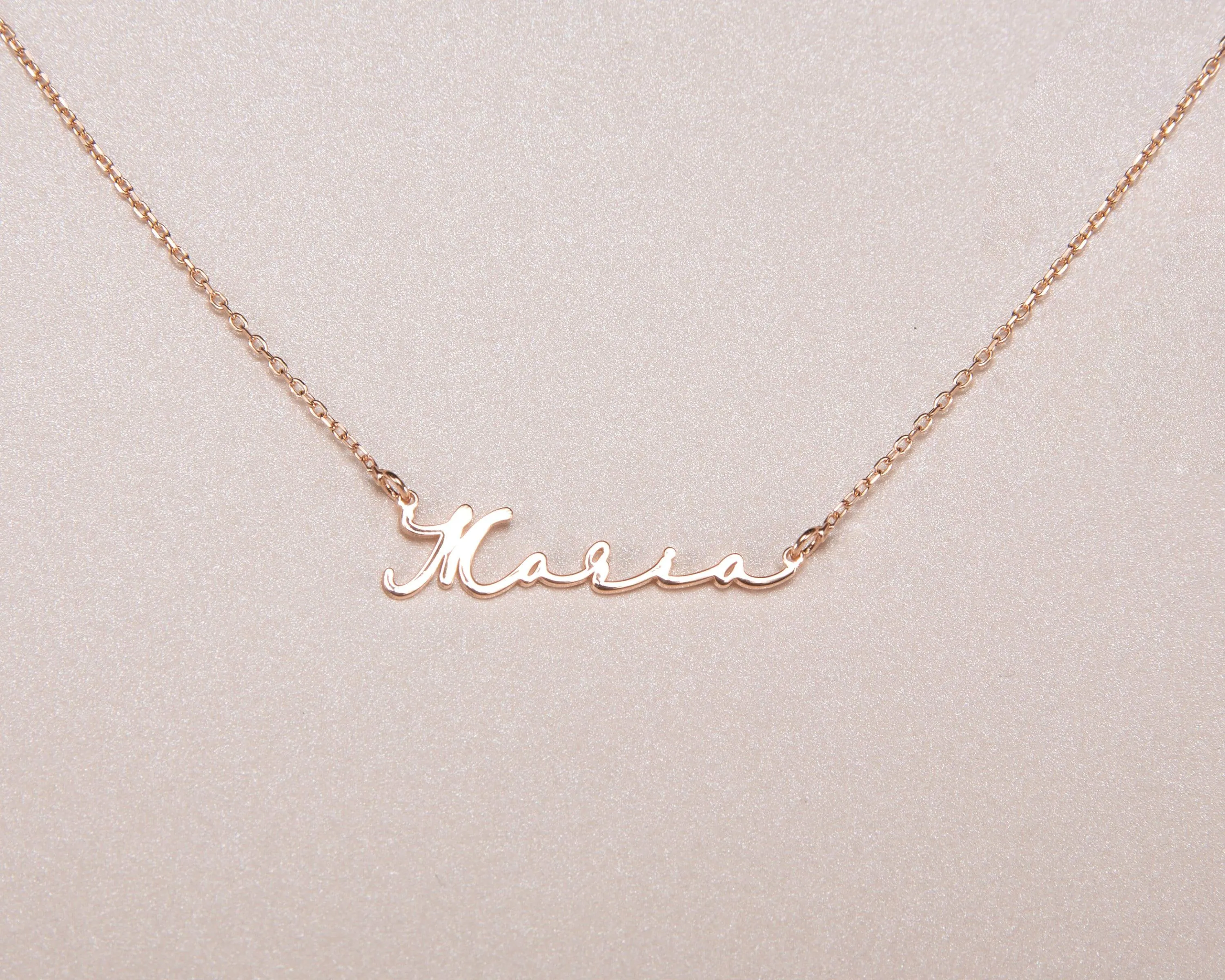 Actual Signature Necklace - 18K Gold Vermeil