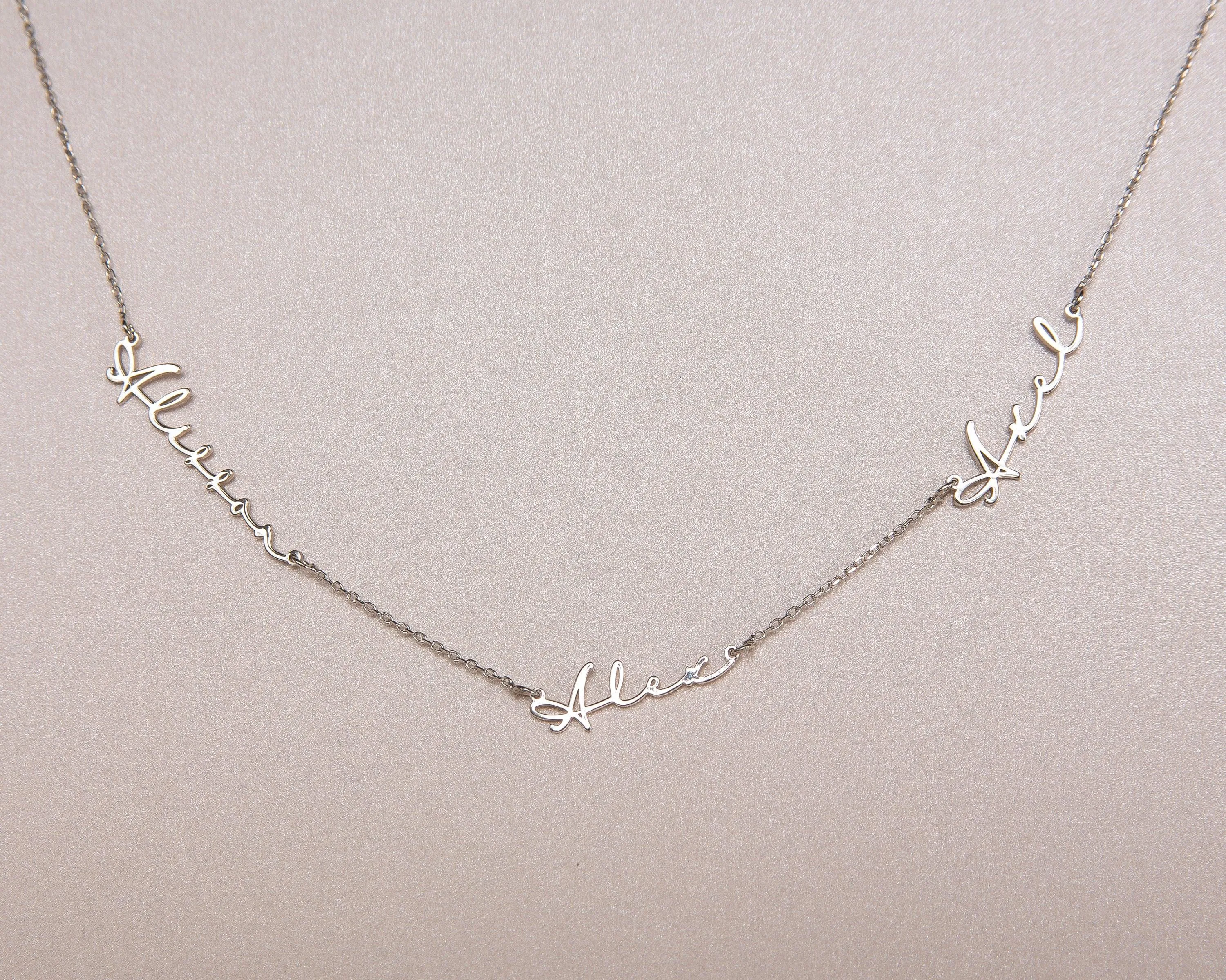 Actual Signature Necklace - 18K Gold Vermeil