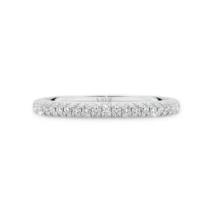ADRIANA | French Pavé Diamond Ring in Platinum (0.42ct tw.)