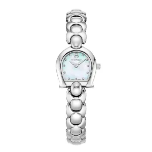 Aigner Elba Ladies White MOP Stainless Steel Watch
