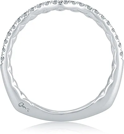 A.Jaffe Contoured Diamond Wedding Band