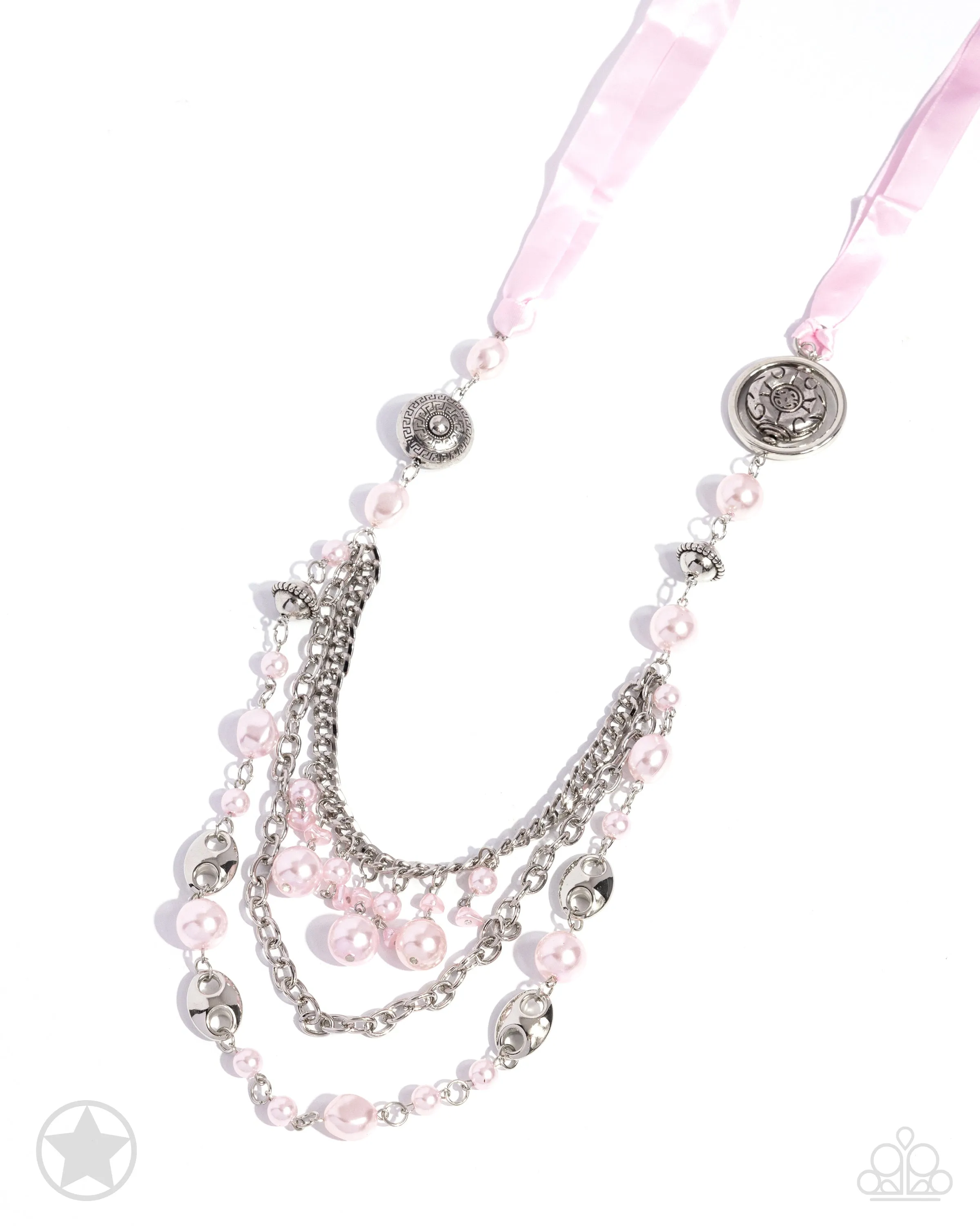 All The Trimmings - Pink Necklace