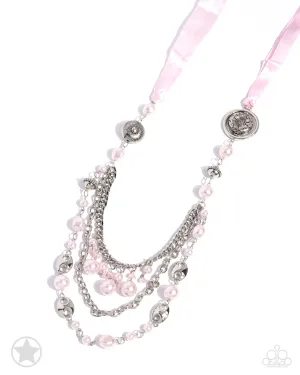 All The Trimmings - Pink Necklace