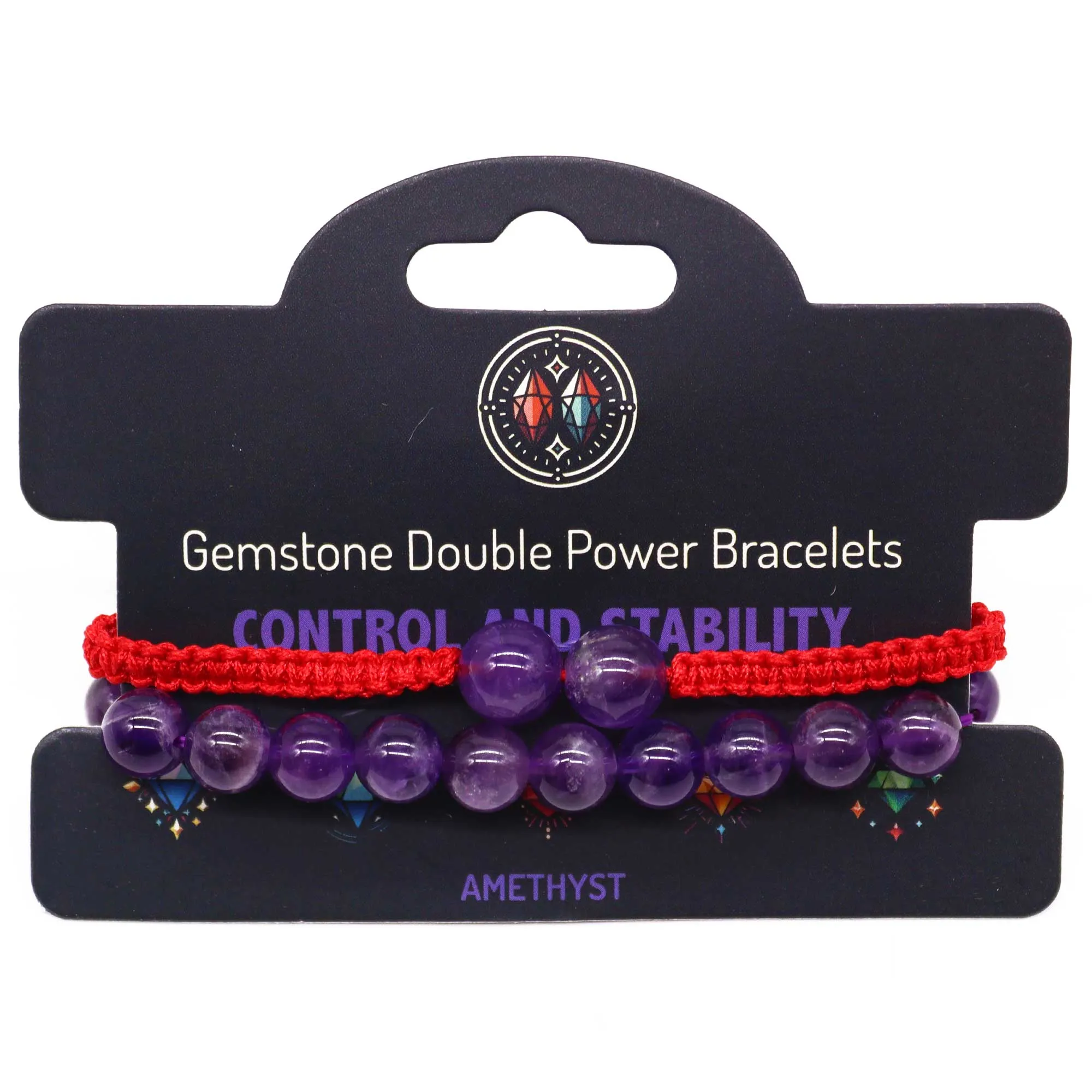 Amethyst Double Power Bracelets Gemstone