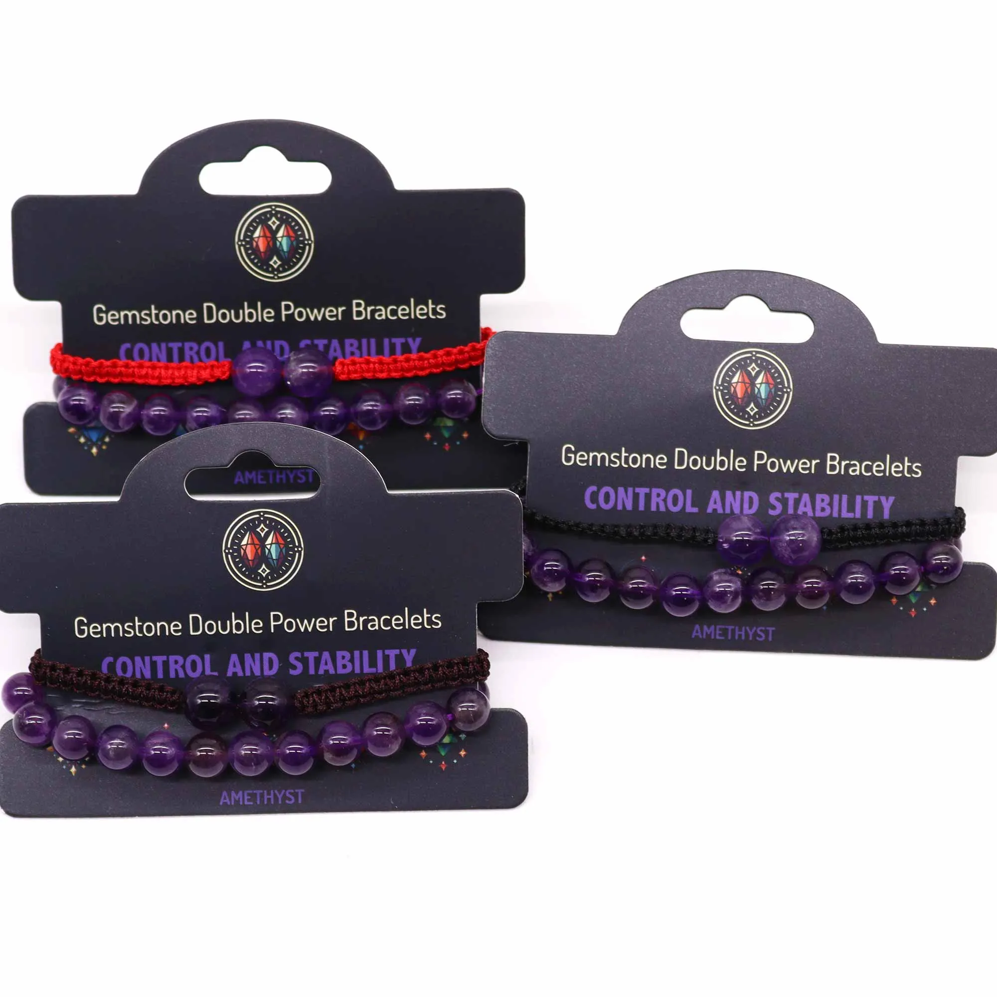 Amethyst Double Power Bracelets Gemstone