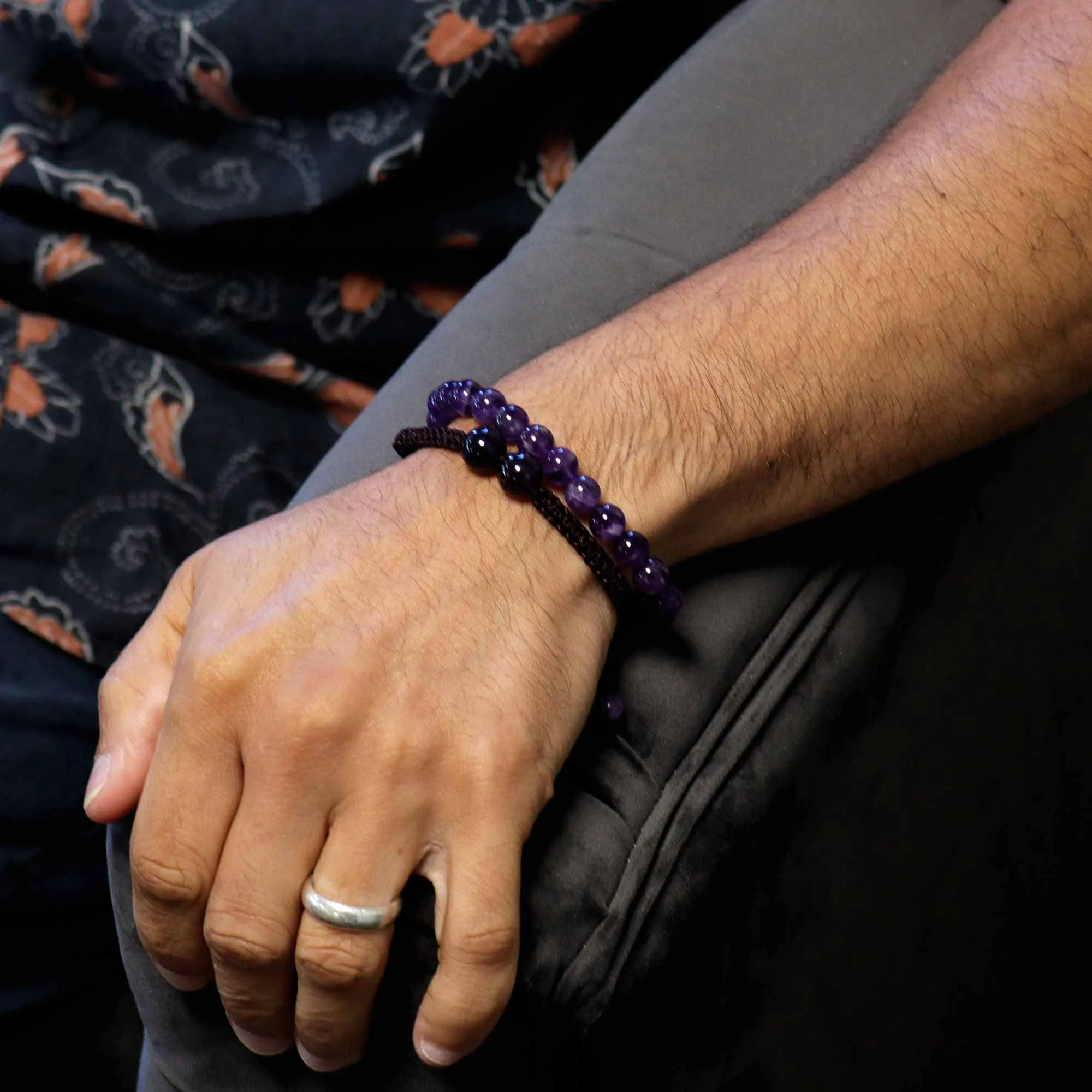Amethyst Double Power Bracelets Gemstone