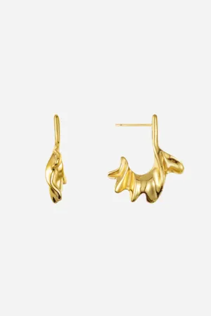 Andcopenhagen - Earrings - 18 carat gold plated 925 sterling silver - Pauline