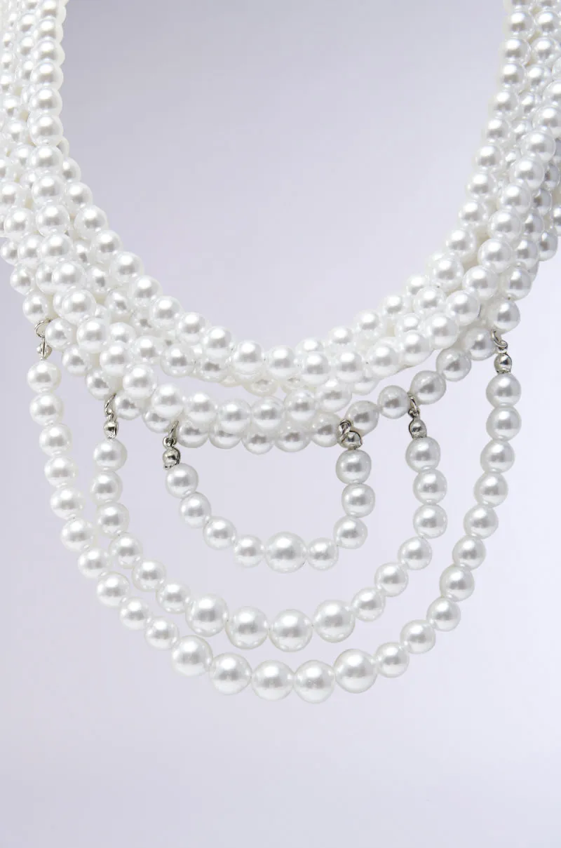 ANNE LAYERED PEARL NECKLACE