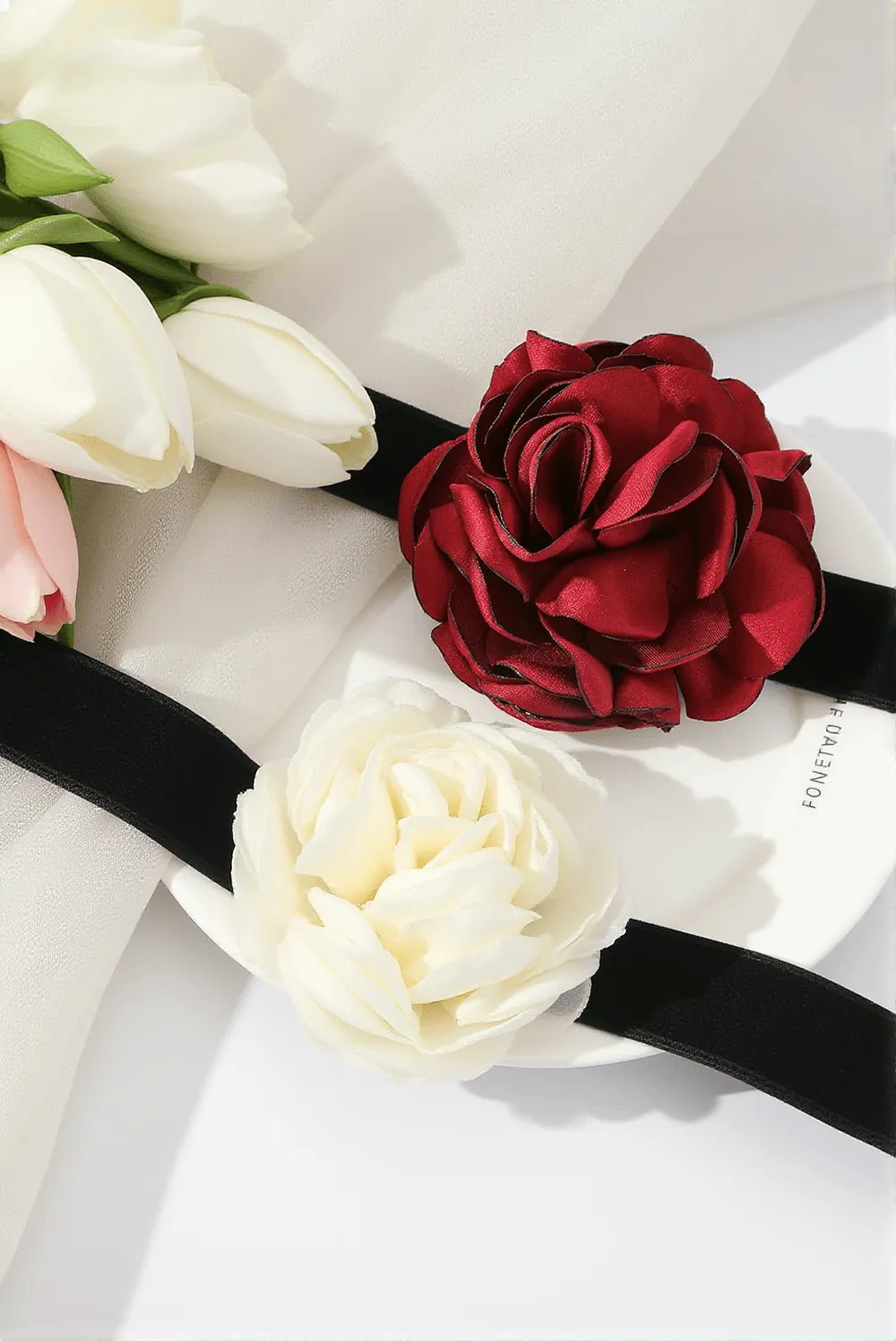 Annyston 3D Floral Collar Necklace