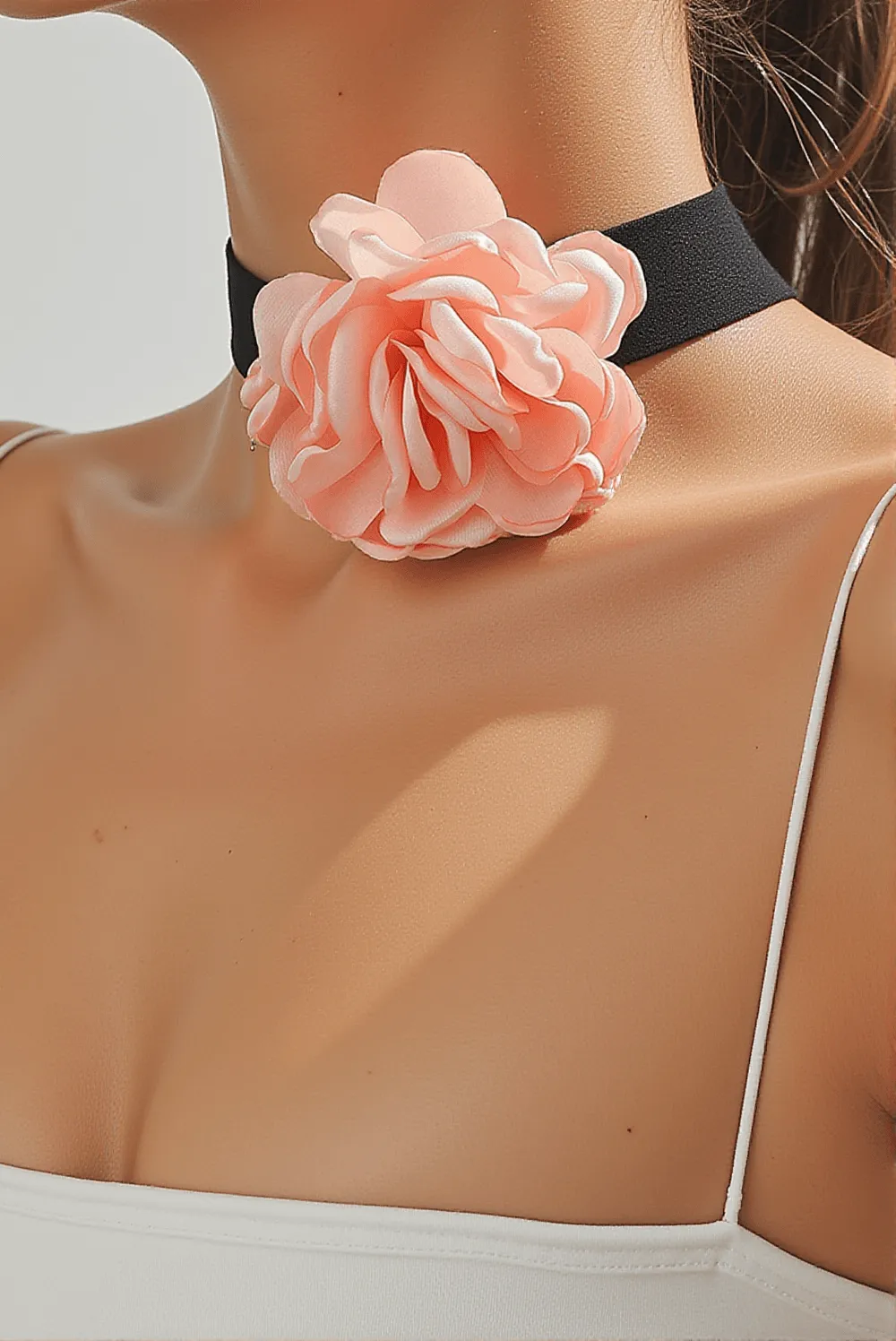Annyston 3D Floral Collar Necklace