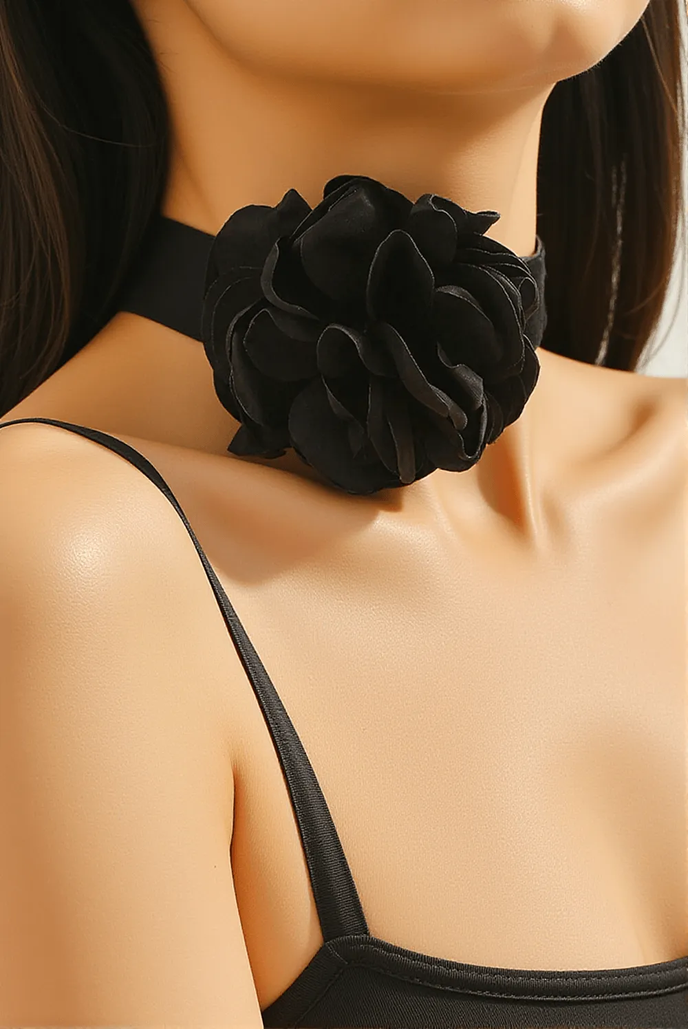 Annyston 3D Floral Collar Necklace