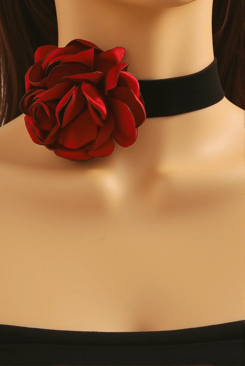 Annyston 3D Floral Collar Necklace
