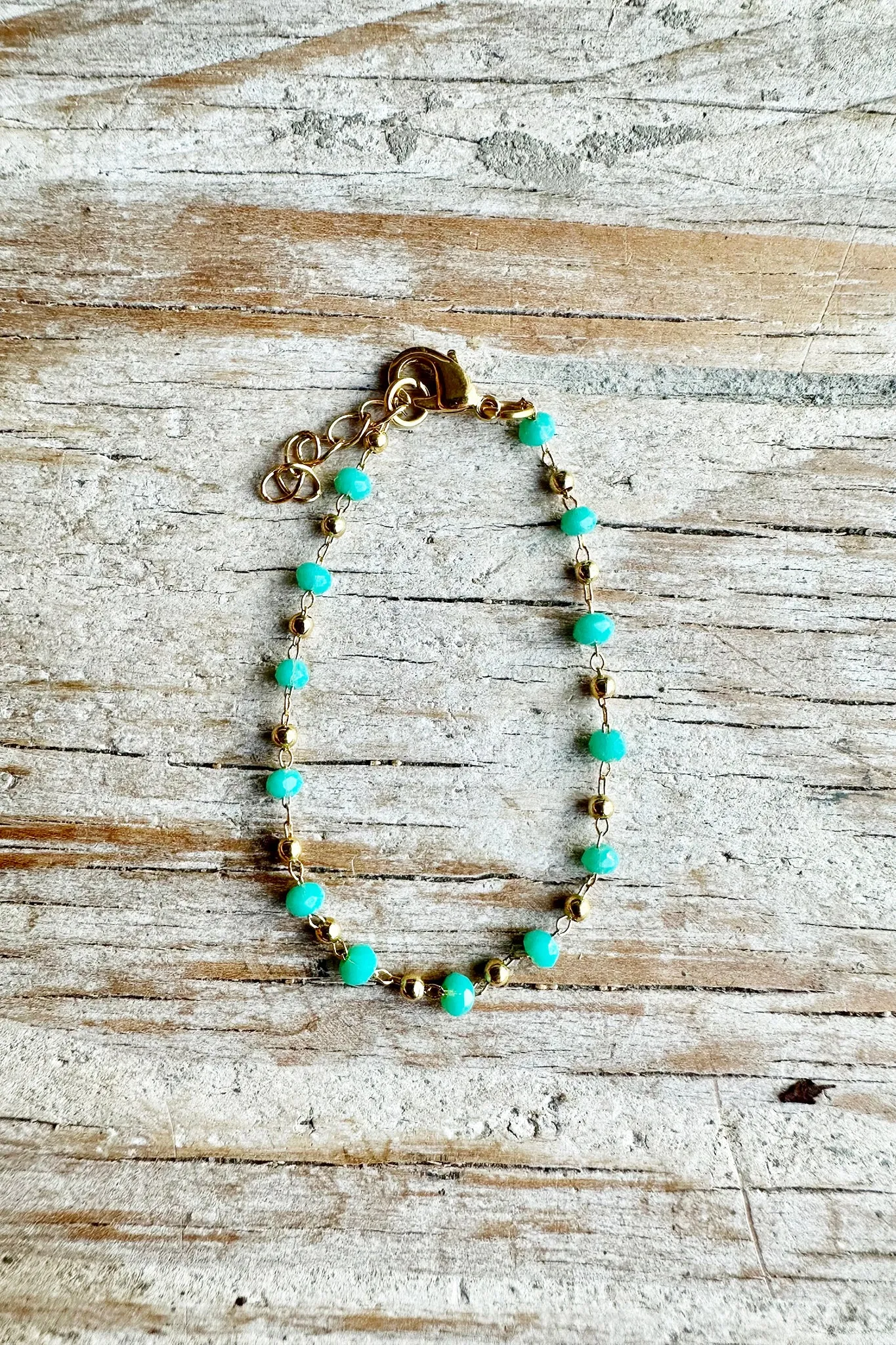 Aquamarine Rosary Bracelet