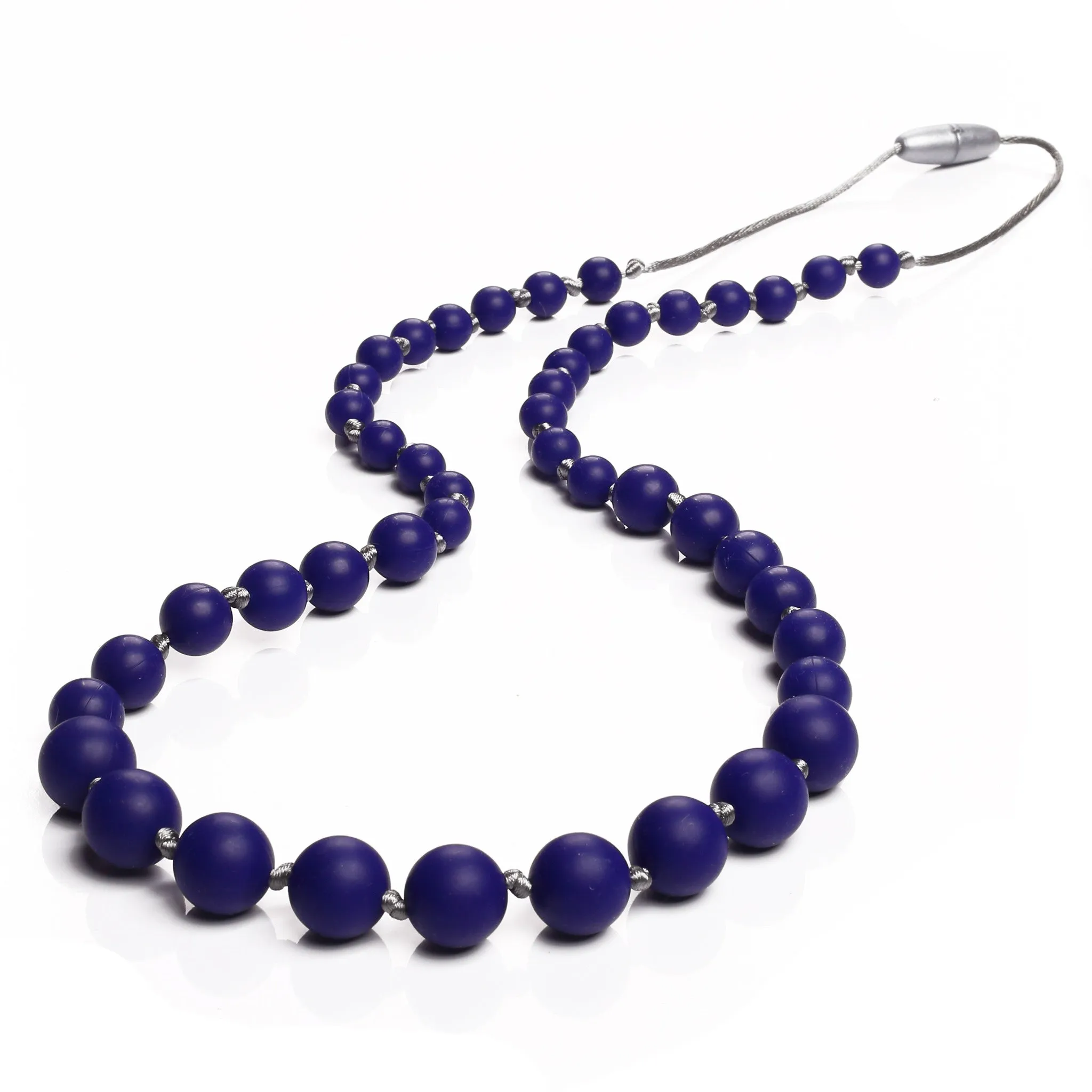 Audrey Teething Necklace - Navy