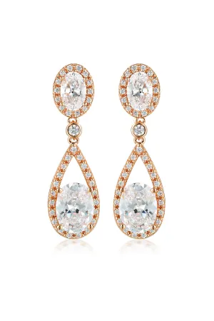 AURORA RADIENCE EARRINGS ROSE GOLD
