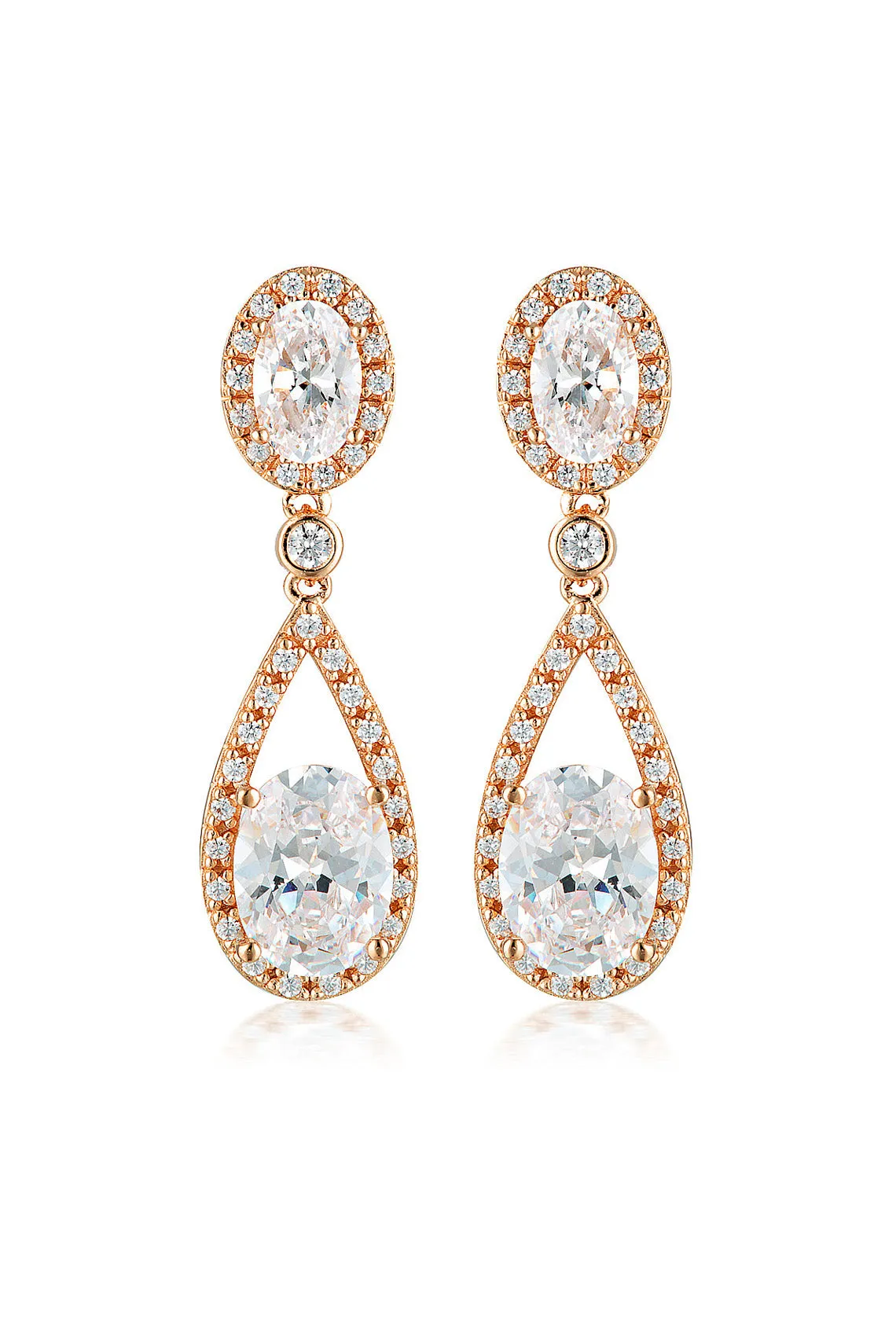 AURORA RADIENCE EARRINGS ROSE GOLD