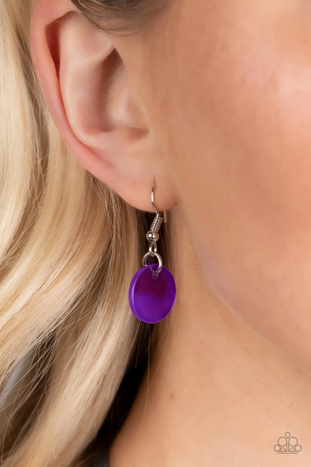 Barefoot Beaches - Purple Necklace - Paparazzi Accessories