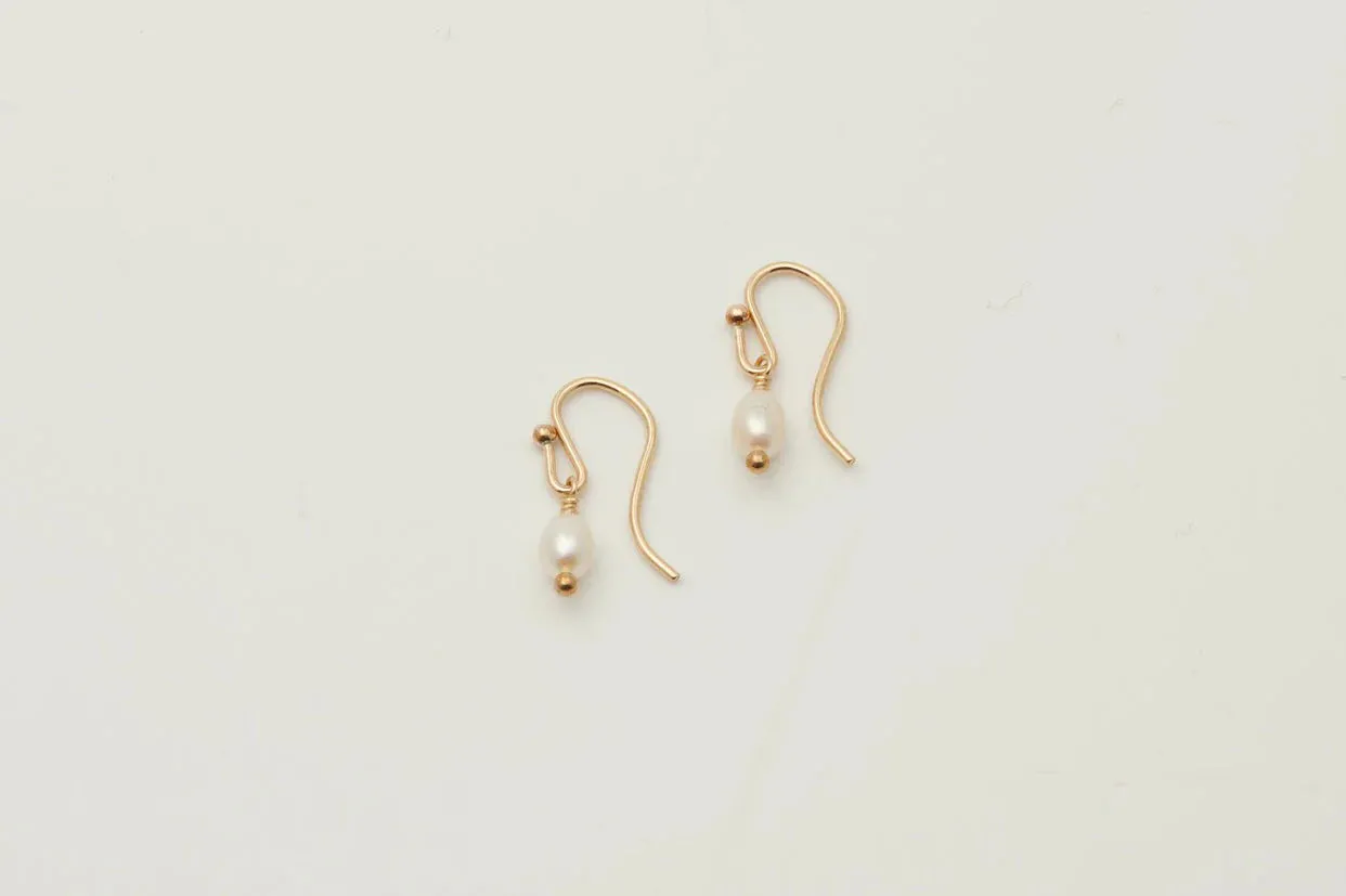 Bebe Pearl Drops Gold