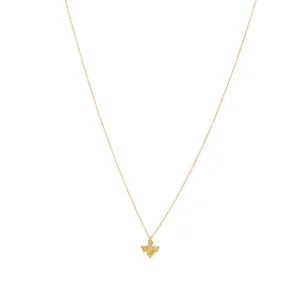 Bee Florai Necklace - Gold