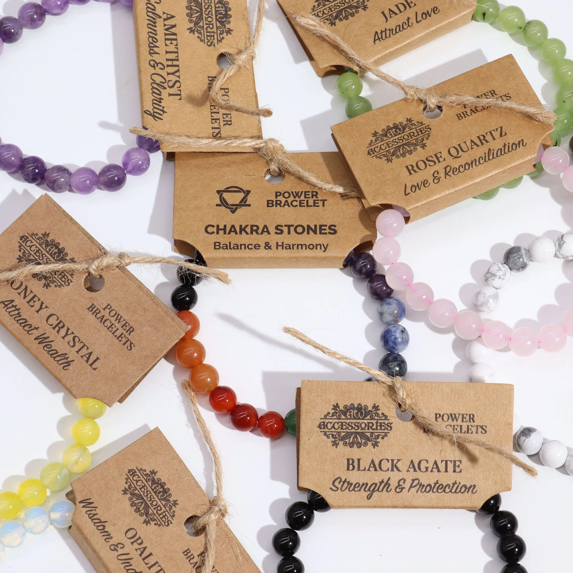 Black Agate Power Bracelet