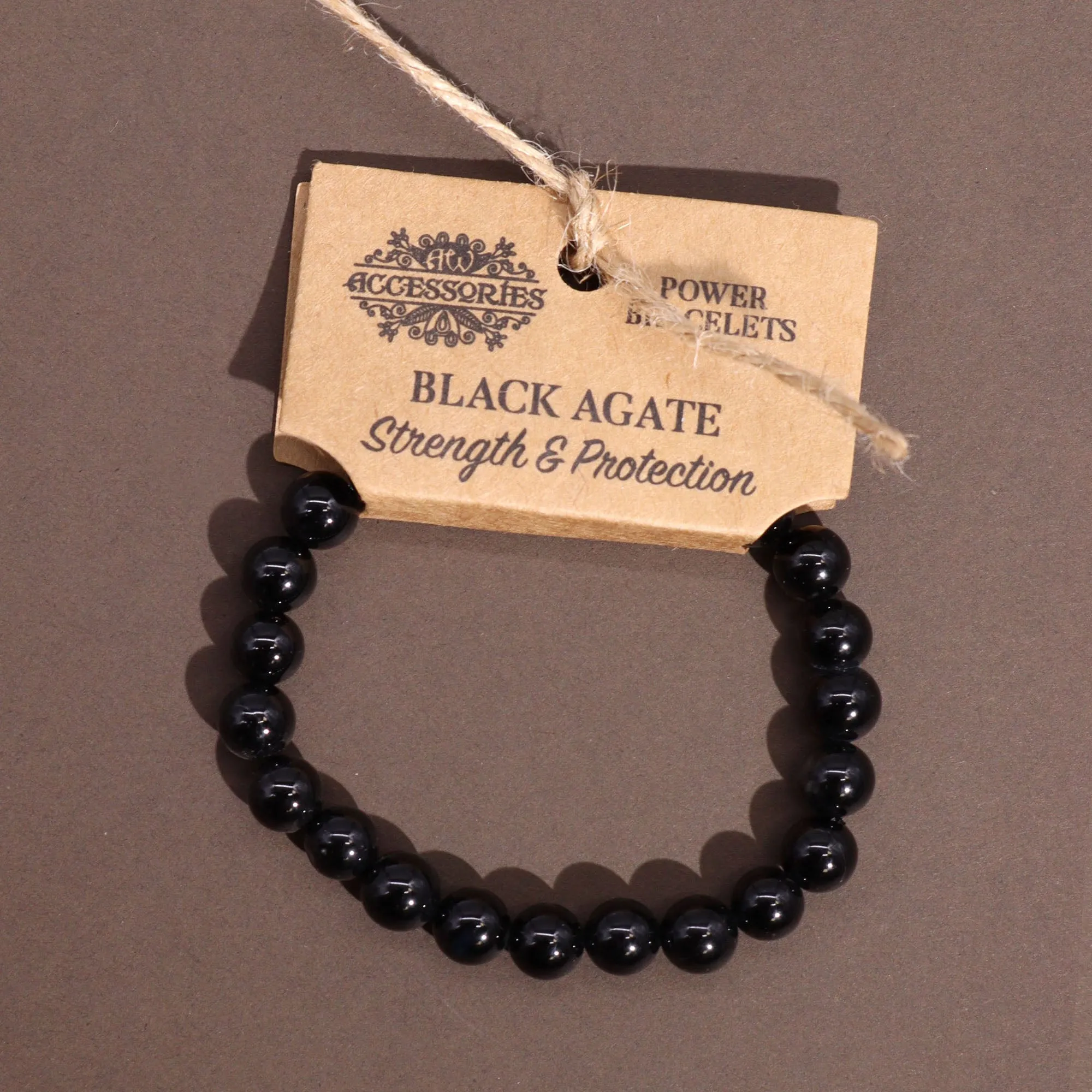 Black Agate Power Bracelet
