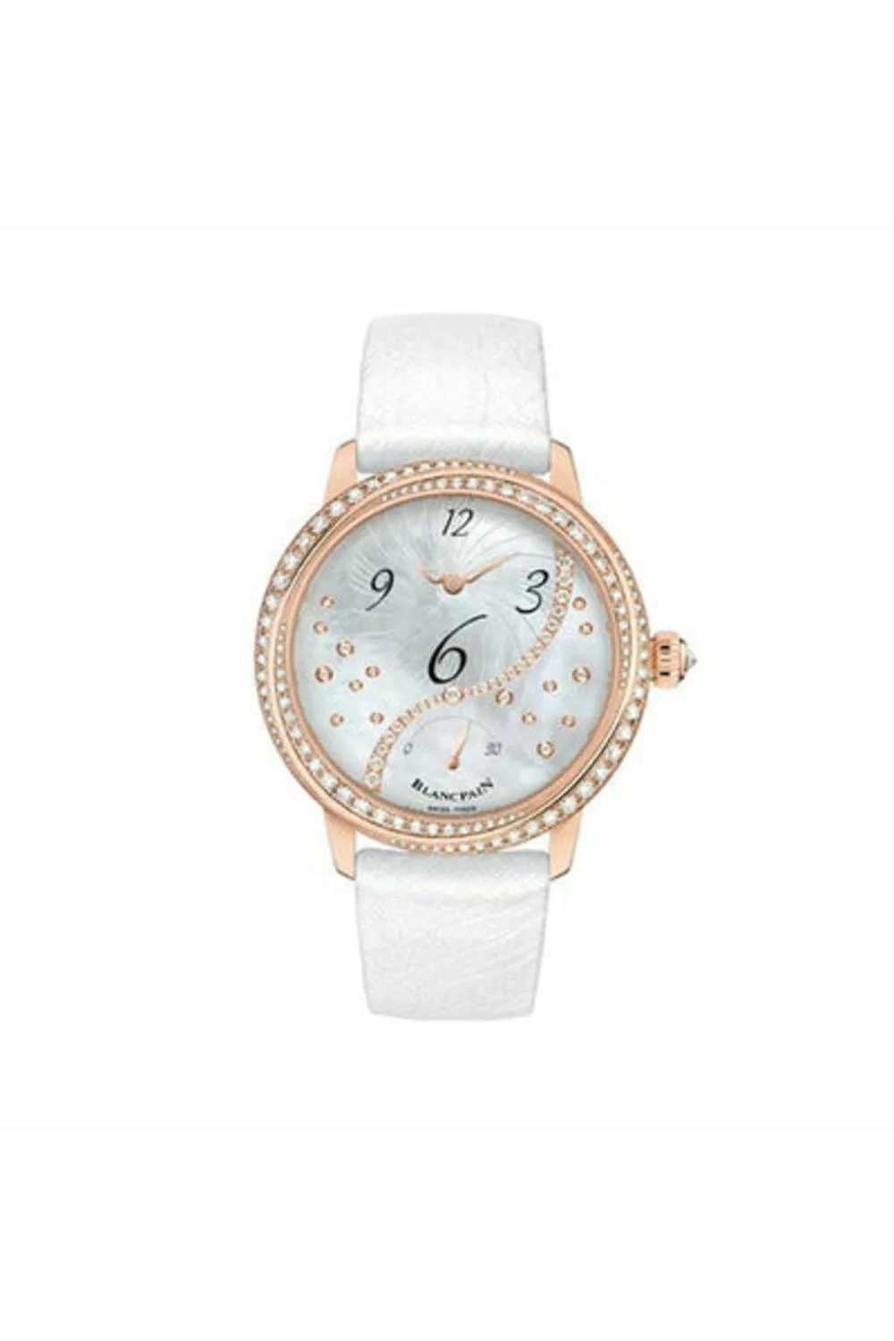 blancpain heure decentree ladies watch ref. 3650a-3754-58b